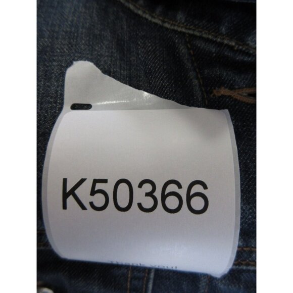 J Crew Jacket Large Trucker Denim Moto Button Up Flap Pockets Biker - Picture 9 of 9